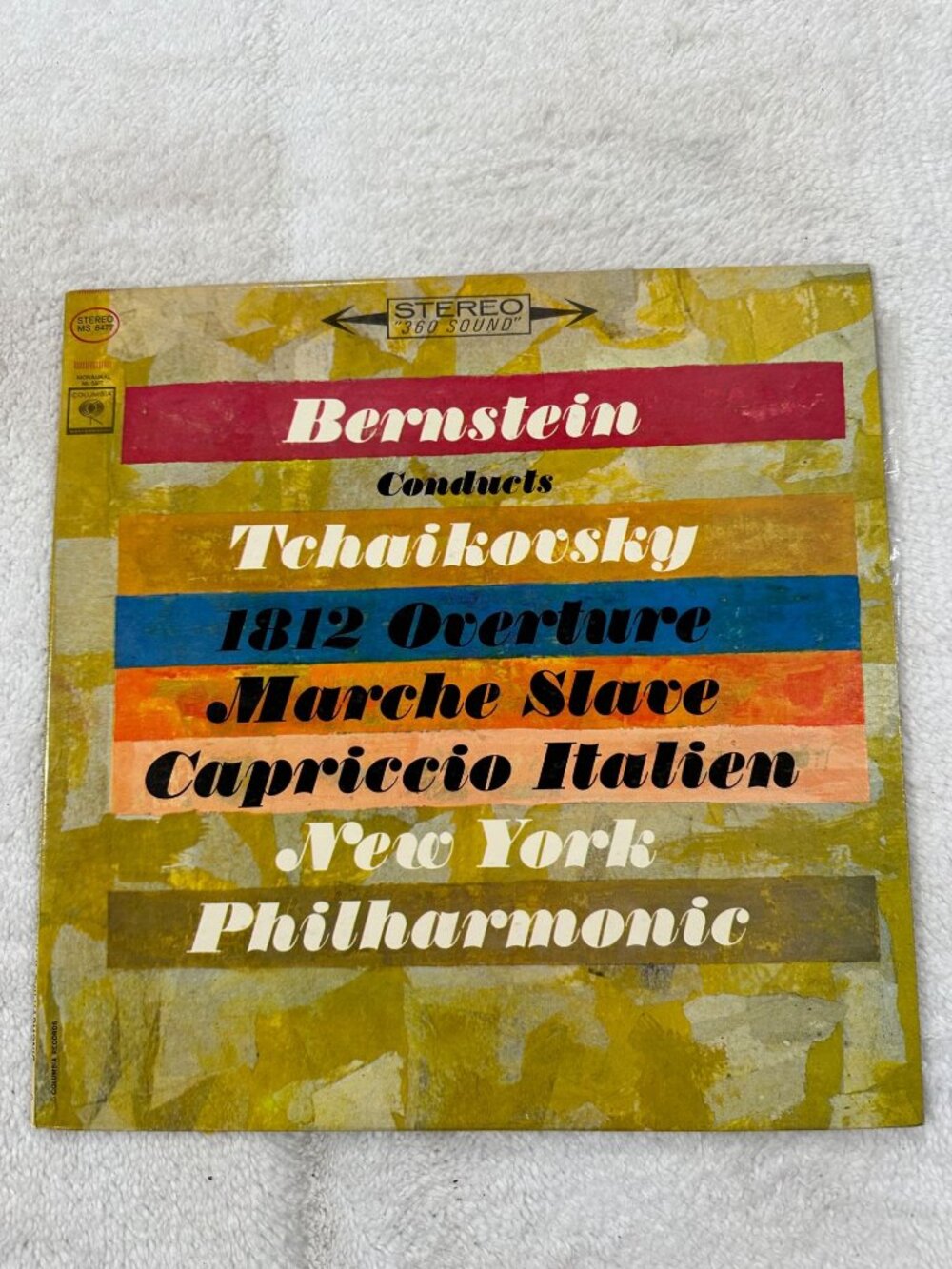 Leonard Bernstein Conducts Tchaikovsky 1812 Overture Capriccio Italien Columbia